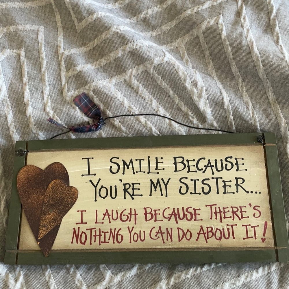 Hanging wall sign decor